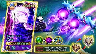 TOP 1 GLOBAL XAVIER BEST 1 HIT BUILD 2026! (100% BROKEN) | NEW REVAMP XAVIER  GOJO SATORU GAMEPLAY