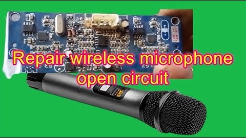 Repair wireless #microphone electronics Umra Bilal Electronics