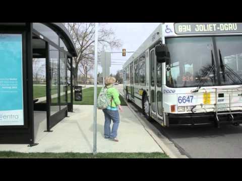 Getting Around on Pace: Part 2 - Waiting For and Getting Onto The Bus