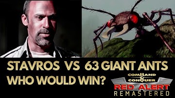 Stavros only challenge - ANTS Mission 4 (Hard) - Exterminate! - Red Alert Remastered