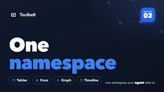 Toolbelt Basics 2: Namespaces, your agent's workspace