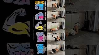 full upper body workout at home ! ☠️💪 #shorts #short #trending #gym #youtubeshorts