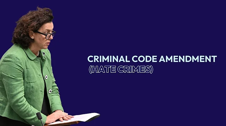 Criminal Code Amendment (Hate Crimes)