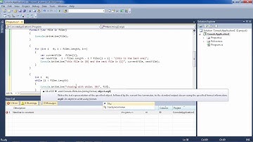 C#: Iteration Statements: foreach, for, while, do/while