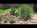 Front Yard Review 7-4-2021 Raised Stone Flower beds.