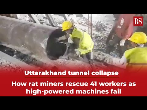 Uttarakhand tunnel collapse: Rat miners rescue 41 workers as high-powered machines fail