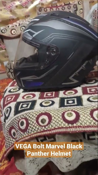 Vega Bolt Marvel Black Panther Edition Helmet ❤️✨️ #vega #vegahelmets #marvel #helmet #blackpanther