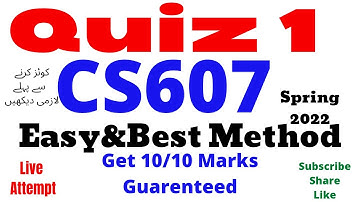 CS607 Quiz 1 Spring 2022 cs607 quiz 1 2022 quiz1 cs607 2022 cs607 quiz1 2022 quiz1 2022 cs607 cs607