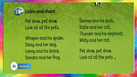 Unit 3: Pet Show - Super minds Textbook ( CD1 Track 48) || English Year 1 - DayDayNews
