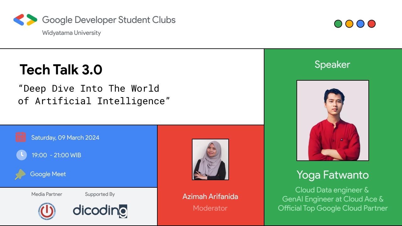 Tech Talk 3.0 : Deep Dive Into The World of Artificial Intelligence ...