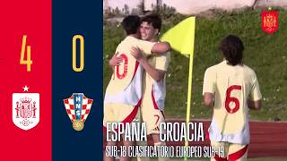 Resumen España-Croacia Sub-18 Jornada 1, Ronda 1 Sefutbol