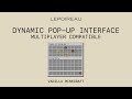 Lepoireau  dynamic popup interface multiplayer compatible