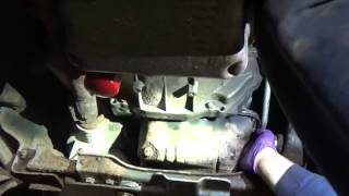 Replacement of  Allison  tranny  lines on a 2500HD with Duramax