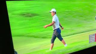 T KIM TAKES A BATH AT THE PGA CHAMPIONSHIP #pgatour #pga #espn #classic #reaction #funny