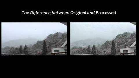 Video Enhancement in Dense Fog and Extreme Climate Conditions