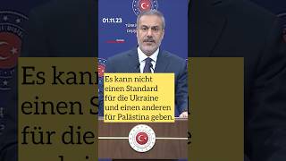 türkischer Außenminister über Israel  shorts deutsch israel