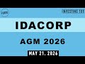 IDACORP AGM 2026 | Clean Energy Infrastructure Expansion Path Supported By Shareholder Vote