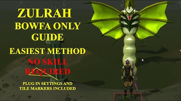 OSRS Zulrah Guide 2025 Bowfa Only. ZERO EFFORT!