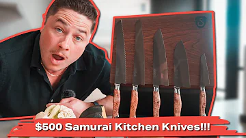 $500 kitchen knives by STEELPORT Knife Co.?!?! ( Are these the sharpest knives in the WORLD?! )