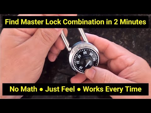 Video: Làm thế nào để bạn giải phóng cùm trên Master Lock?