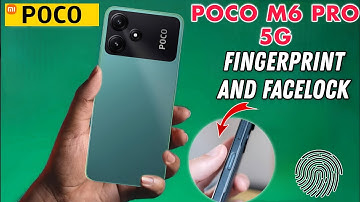 Poco M6 Pro 5G - Fingerprint And Facelock || Lock Screen Password - Poco M6 Pro Fingerprint Kaha Hai