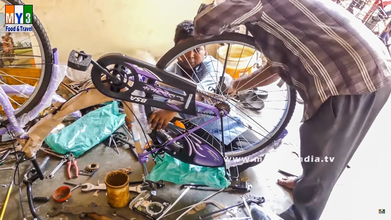 making-of-bsa-slr-girls-cycle-made-in-india-making-videos-youtube