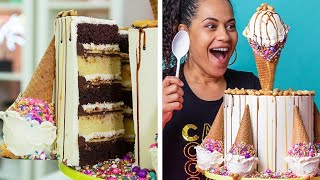 I Got The Worst Gift Ever... | Ice Cream Birthday Cake | How To Cake It