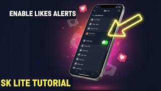 How to Enable Likes Alerts on SK Lite (Turn On Like Notifications) #SKLite #LikesAlerts #Enable screenshot 5