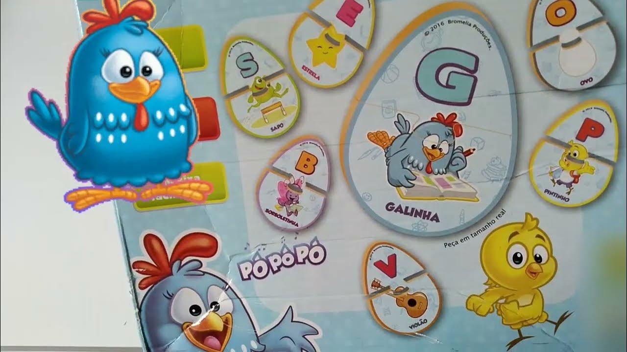 Galinha Pintadinha - Com novo jogo da Galinha Pintadinha os pequenos vão  aprender brincando todas as letrinhas do alfabeto! Baixe aqui!:   Olivas #GalinhaPintadinha #JogodasLetrinhas