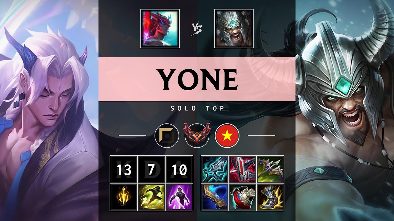 Yone Top vs Tryndamere - VN Grandmaster Patch 25.10
