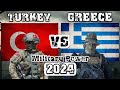 Turkey vs greece military power comparison 2024  greece vs turkey military power 2024