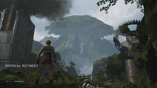 Star Wars Jedi: Fallen Order - Chapter 3: Echo 1 Saw's Ambush, Imperial Refinery Introduction (2019)