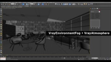 3ds max tutorial - VrayEnvironmentFog+VrayAtmosphere