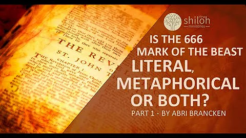 IS THE 666 MARK OF THE BEAST LITERAL, METAPHORICAL OR BOTH - PART 1- BY ABRI BRANCKEN