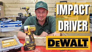 Dewalt 18V XR Brushless Impact Driver drill test & review DCF787