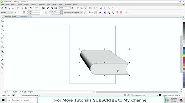 Use of Extrude Tool in Corel Draw