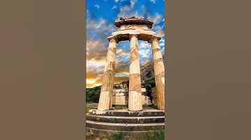 Temple of Athena, Delphi, Greece 🇬🇷