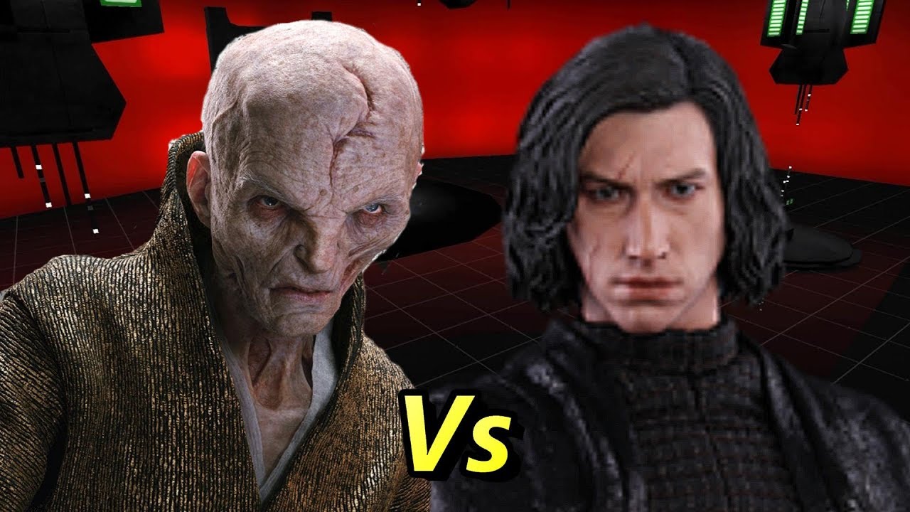 Supreme Leader Snoke vs Supreme Leader Kylo