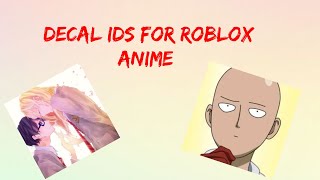 Roblox Bloxburg - Anime Decal Id's | Doovi