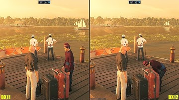 Hitman Bangkok DX12 Vs DX11 4K GTX 1080 Frame Rate Comparison