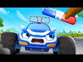 Where is Police Car&#39;s Siren？| Police Cartoon | Monster Truck | Kids Songs | BabyBus