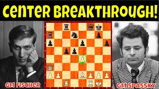Center Breakthrough Technique Gm Fischer Vs. Gm Spky World Chess Championship 1972 Game 6