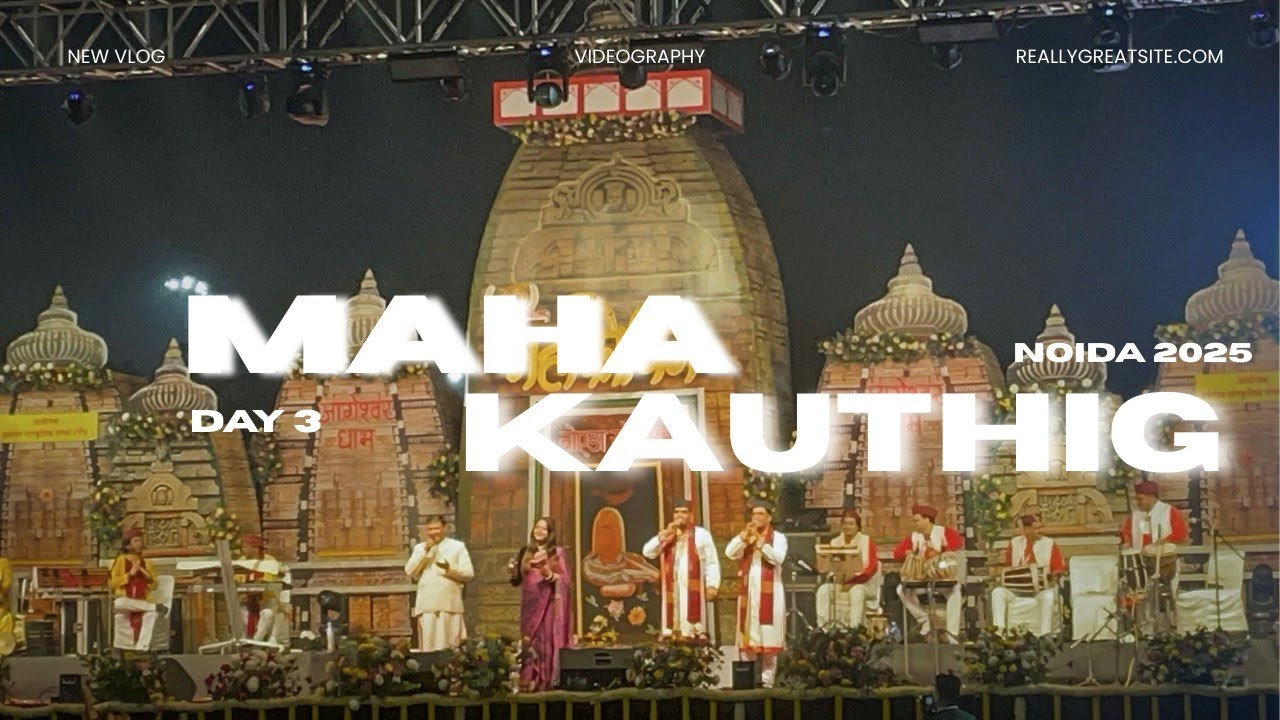 MAHA KAUTHIG NOIDA 2025 - Vlogging Legends 