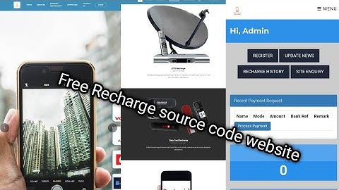 Recharge source code website bast 2023