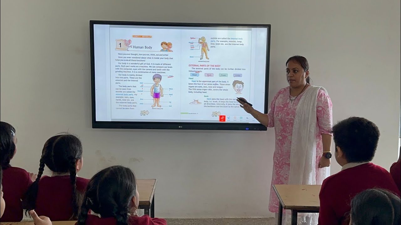 Teaching through Interactive LED Panels - YouTube
