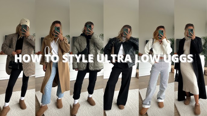 HOW TO STYLE MINI UGGS  Sweats, Skirts, Denim, More 