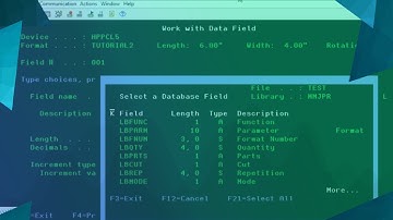 Mapping All Fields From Your Label File as Data Fields on the AS/400 Platform