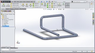 Solidworks Pipe With 3D Sketch Tutorial