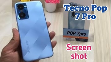 How To Take A Screenshot In Tecno Pop 7 Pro, Three Finger Screenshot In Tecno Pop 7 Pro,