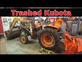 3 point hitch failed. lets fix it. abandoned Kubota pt 2